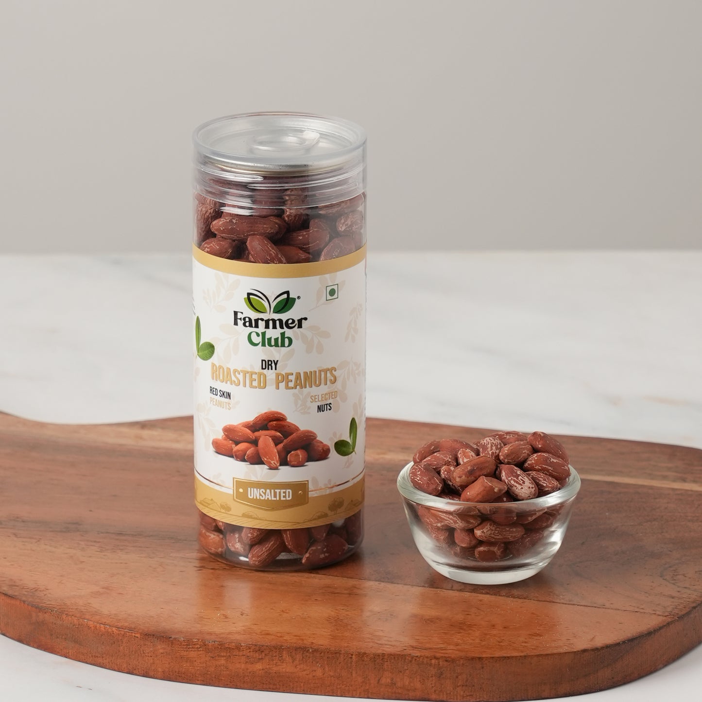 Farmer Club | Unsalted Dry Roasted Red Skin Peanuts